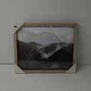 Wooden Frame Mountain Picture 21.5/17.5"
