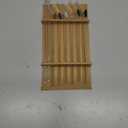 6 Pcs Reusable Glass Straws with 2 Cleaning Brushes, Cute Colorful Bow Glass Straw Shatter Resistant, Bridal Engagement Drinkware Dishwasher Safe for Juices, Smoothies, Milkshakes, Teas