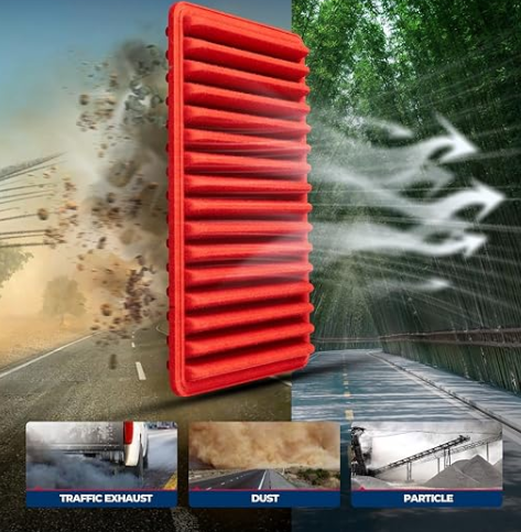 KAX Premium Engine Air Filter, CA9482 Replacement for Toyota, Subaru, Pontiac & Scion Models - Matrix(03-08), Corolla(03-08), Vibe, tC, FR-S