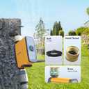 RAINPOINT WiFi Water Timer, Smart Sprinkler System Valve With APP & Voice Control, Weather-Based Automatic Rain Delay, Brass Inlet & Outlet (No WiFi Hub)