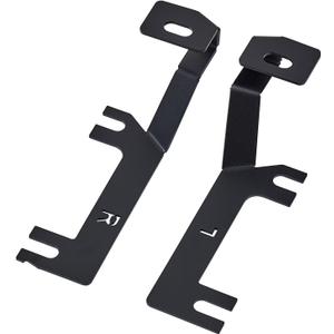 No-Drill A-Pillar Ditch Light Brackets for 2019-2026 GMC Sierra 1500, Bolt-On Design Hood Mount Kit for Off-Road LED Pod Lights