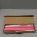 CANDWAX Pink 12 inch Taper Candles Set of 12 - Unscented Smokeless Dripless Pink Candlesticks - Perfect as Easter Candles and for Holidays, Ordinary Dinners and Special Occasions - Tall Candle Sticks