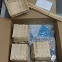 Meooeck 8 Sets Hot Air Balloon Table Centerpieces 11.8'' Paper Lanterns Woven Baskets with Sticks for DIY Gender Reveal Birthday Baby Shower Wedding Decor (Blue)