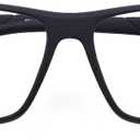 GUDVUE Mens Blue Light Glasses Rectangle Computer Glasses Gaming Glasses, Black PRO