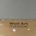 Framed Vintage Floral Wall Art, Green White Neutral Farmhouse Botanical Canvas Painting Prints Artwork for Walls, Rustic Retro Flower Picture for Living Room Bedroom Kitchen Hallway Wall Decor, 24x36