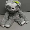 Mewaii 4 Lbs Weighted Stuffed Animals with Heating Pad- Heavy Belly & Limbs, 15" Sloth Heated Plush for a Realistic Hug, Super Soft Fluffy Plush Toy for Kids