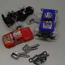 Light-Up Monster Truck Toys (2-Pack)  Push-&-Go Cars with Glowing Wheels  Birthday Gift for Toddlers, Boys & Girls Ages 3+  Durable Friction-Powered Trucks  Batteries Included