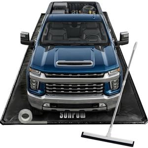 SUNPOW Containment Mat(8'6" x 22'), Includes Squeegee and Reflective Tape