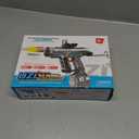 Electric Water Gun for Adults Kids, with Lighting Effects, Automatic & Manual Dual Mode High Powered High Capacity Squirt Guns, 32 FT Range for Adult Kid (Solid - Blue)