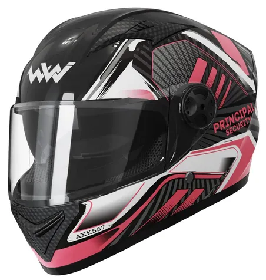 WWJ Riding Bike Safety Helmets Abs Shell Moped Street Motorbike Racing Crash Cascos para Motos Full Face Helmet Motorcycle for Men Women with Dual Visors DOT Approved Shine Pink