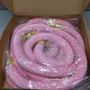 Riakrum 4 Pieces Pink Velvet Stanchion Rope 5 Feet Velvet Ropes with Gold Clasps for Party Hotels Wedding Movie Theaters Grand Openings Crowd Control Barrier Supplies