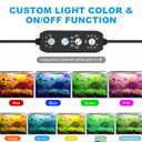 SEAOURA 24/7 Mode Led Aquarium Light for Plants Growth- Sunrise to Moonlight, 7 Colors, Adjustable Timer/Brightness, Full Spectrum Fish Tank Lights for 48 Inch to 54 Inch Tank