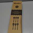 Riveira's 6-Piece Kitchen Essentials - Wooden Spoons for Cooking and Comprehensive Cooking Utensils Set (Light Teak)