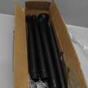 2Pack Shower Curtain Rod 45-78Inch,Tension Curtain Rods,Black Shower Rods for Bathroom, Spring Tension Rod No Drilling for Window,Closet, Door (31"to 76"-2 Pcs)