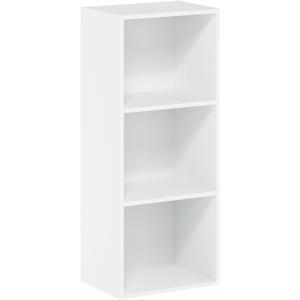 Furinno Luder Bookcase / Book / Storage , 3-Tier, White