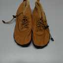 SECHRITE Mens Womens Barefoot Minimalist Shoes Winter Boots Zero Drop Sole Trail Running Sneakers Wide Toe Box (Deep Yellow-spot)