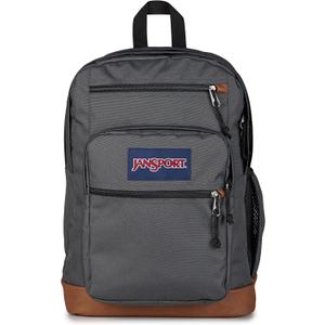 JanSport Cool Backpack with 15-inch Laptop Sleeve, Large Computer Bag Rucksack with 2 Compartments, Ergonomic Straps, Smokey Grit, One Size