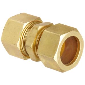Anderson Metals-50062-12 Brass Compression Tube Fitting, Union, 3/4"Tube O.D. x 3/4" Tube O.D.