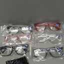 CCVOO Mix & Match Reading Glasses for Women - Lightweight, Comfortable Fit, Clear Vision - Blue Light Blocking (6 Pack Mix)