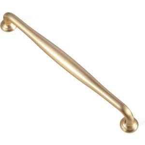 Goo-Ki 6 Pack 7 9/16'' Center to Center Modern Champagne Bronze Cabinet Pulls  Sleek Tapered Handle for Classic Furniture Contemporary Kitchen Drawer Hardware
