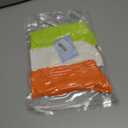 Women's Neon Scrunch Crew Socks 80s 90s Retro 3-Pack Cotton Stacked Boot Calf Cozy Ribbed Slouchy Socks Size 5-10 (1-white/Neon Green/Neon Orange)