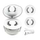 Magnetic Eyelashes, Magnetic Eyelashes with Applicator Natural Look,Reusable Magnet Lashes No Glue or Liner Needed for Women Daily Use(Natural+Natural)