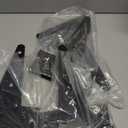 HOME MASTER HARDWARE 10 Inch Heavy Duty Gate Hinges for Wooden Fences, Shed Doors, Outdoor Barns - Black, 4 Pack with Screws