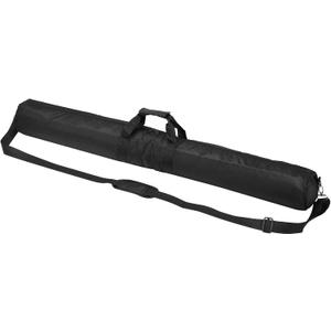 PATIKIL Tripod Carrying Case, 43.3" x 5.1" Heavy Duty Nylon Padded Tripod Bag with Adjustable Shoulder Straps and Handles for Light Stands Umbrellas Tripods Mic Speaker Stand, Black