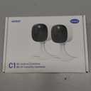 AOQEE 2K Cameras for Home Security-Outdoor/Indoor Camera for Dog/Cat/Pet/Nanny/Baby/Elderly, Color Night Vision, White Light, Siren, 24/7 SD Recordings, Works with Alexa, Plug in (C1-White-2pack-2.4G)