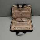 Everfun Hanging Travel Toiletry Bag for Women Traveling With Leakproof Compartment Makeup Cosmetic Organizer Dopp Kit Travel Accessories Essentials Must Have (Large, Black)