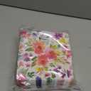 100Pcs Floral Luncheon Napkins Spring Summer Flowers Paper Hand Napkins 6.5 Inch Watercolor Purple and Pink Bouquet Meadow Party Napkins for Wedding Baby Bridal Shower Birthday Party