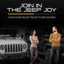 WANDER CAMP Metal Mounts Jeep Duck Holder for Dash - 11 Prong Rustproof, Aluminum Displays & 3M Tape for 4x4 Rubber Ducks with Nonslip, Tapered Pegs - Landing Pad Jeep Gifts Dashboard - 2 Pack