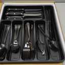 49-Piece Silverware Set with Organizer, Heavy Duty Stainless Steel Flatware Set for 8, Cutlery Utensil Sets with Steak Knives, Rust-proof, Mirror Polished, Dishwasher Safe, Heavy Duty