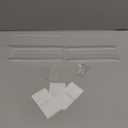 Acrylic Spice Rack Wall Mount-9 Inch, Clear Spice Shelf Storage Holder, 2 Pack Hanging Seasoning Rack Organizer for Cabinet Door, Cupboard or Wall Kitchen (Adhesive or Screw)