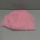 Lilosy Sexy Polka Dots Mesh Sheer Lace Babydoll Chemise Lingerie Set Floral Sleep Wear (XL, Pink)