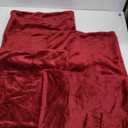 Red Pillow Covers 18x18 inch for Holiday Decor Set of 4 Decorations Pleuche Soft Decorative Square Throw Pillow Cover Cushion Covers Pillowcase, Home Decor 18x18 Inch, Red