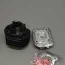 70cc 2-Stroke 47mm Big Bore Cylinder Piston Kit for Yamaha Jog 50 1991-2001, Vino 50 2001-2005, Vino Classic 50 YJ50RA 2002-2005, Zuma 50 YW50 2002-2011