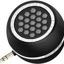 Mini Portable Speaker, 3W Line-in Phone Speaker with 3.5mm AUX Audio Interface, Plug and Play for iPhone, iPad, iPod, Tablet, Smartphone