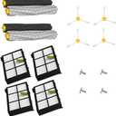 Replacement Parts Kit for Iobot Roomba 800 and 900 Series 805 860 870 871 880 890 960 961 980 981 985 Vacuum Cleaner Accessories Including Debris Extractor Set,Side Brush and Hepa Filters