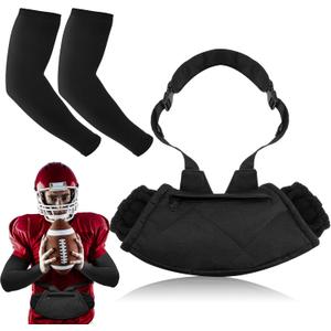 2 Set Winter Football Hand Warmer Pouch Football Warming Pouch Cold Weather Compression Breathable Arm Sleeves for Outdoor Sports Gifts Accessories