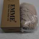 EMME Cotton Throw Blanket for Couch Soft Muslin Blankets 50"x60" Lightweight Breathable Blanket All Season Gauze Blanket, Light Tan
