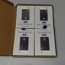 SPOTMINDERS Apple MFi Certified Credit Card Wallet Tracker PRO 4-Pack (iOS Only) Works with Apple Find My Rechargeable Tracking Card for Wallet IP68 0.07in Slim iPhone Item Finder for Luggage or Purse