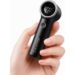 Gaiatop Mini Portable Handheld Fan, 4000mAh [15h Max Runtime] Personal Turbo Fans Pocket Size, High Speed 1-100 Adjustable Small Hand Fan, Outdoor Travel Concert Essentials, Gifts for Women Men, Black