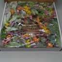 AMF0RESJ Artificial Spring Summer Wreath for Front Door Yellow Daisy Wreath with Olive Leaf, Eucalyptus Leaves for Front Door Indoor Outdoor Wall Porch Farmhouse Home Decor