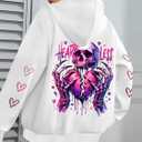 Plus Size Women's Hoodies Long Sleeve Sweatshirts Drawstring Pullover Tops with Pocket Casual Loose Blouses Tunic 3XL