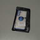 Tnarru Designed for Samsung Galaxy S25 Clear Case with Stand [Magnetic Ring Holder Kickstand] Soft TPU Bumper Non-Yellowing Anti-Scratch Lightweight Slim for Samsung Galaxy S25 Case Blue