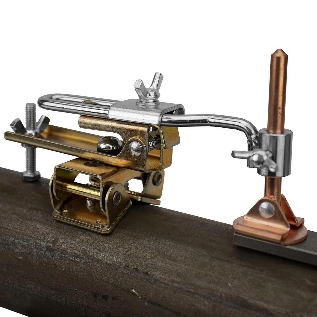 Strong Hand Tools AGH240, Deluxe Magnetic Grasshopper, Welding Finger, Copper Spindle + Magnetic V-Pad Base + Anti-tipping Bolt (7.5")