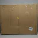 Plow & Hearth Metal Fireplace Screen Florence Black | 38" W x 31" H | Dual Magnetic Hinged Doors | Spark Guard Cover | Stand Alone Wrought Iron Panel Fire Place Cover