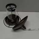 Metal Roof Bird Feeder - Chew Proof for Outdoor Hanging Wild Bird Seeds. Bronze (1.7lb:Bronze)