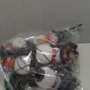 Homemory 9 Pack Solar Christmas Snowman Pathway Lights Outdoor Decor, Waterproof Lights Stakes for Winter Yard, Patio, Backyard, Porch, Lawn (All Black)